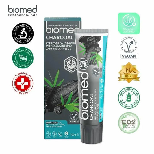 |Biomed|歐洲草本三重碳淨白牙膏_100G Biomed