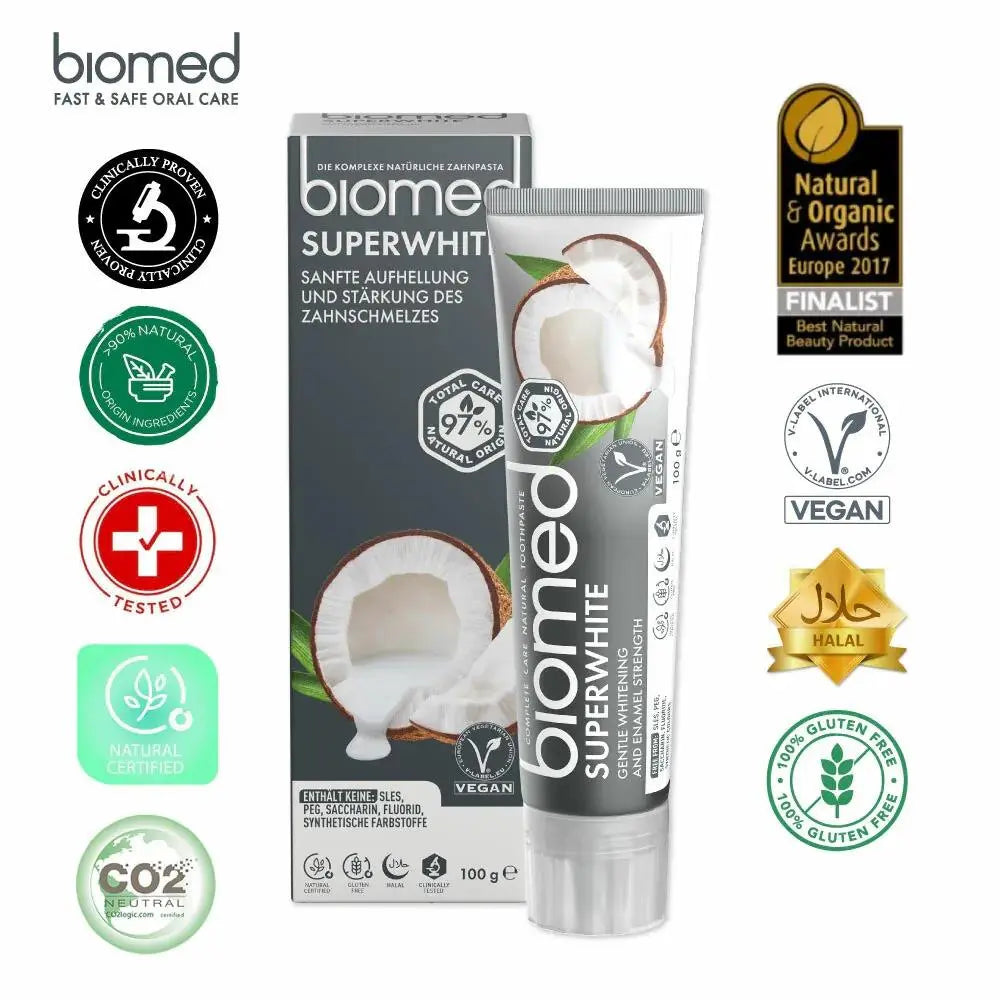 【Biomed】椰油果酵亮白牙膏(100G) Biomed