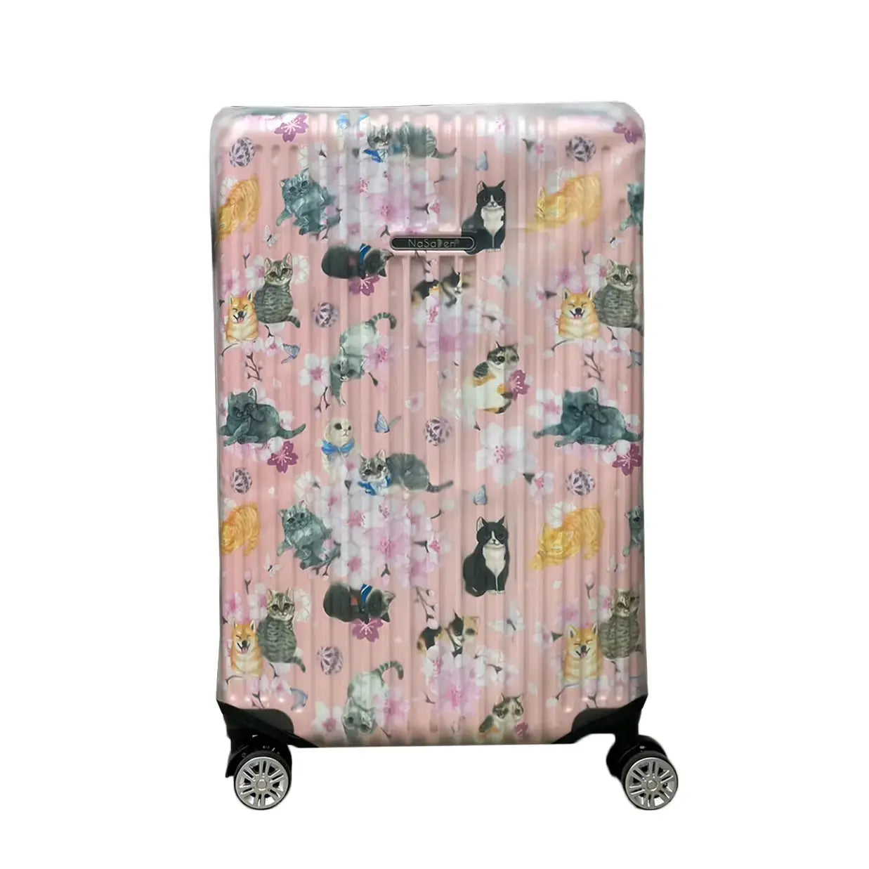 德國NaSaDen納莎登品牌新無憂二代系列【對開】專用免脫拉鏈開箱行李箱透明/霧面保護套 NaSaDen行李箱