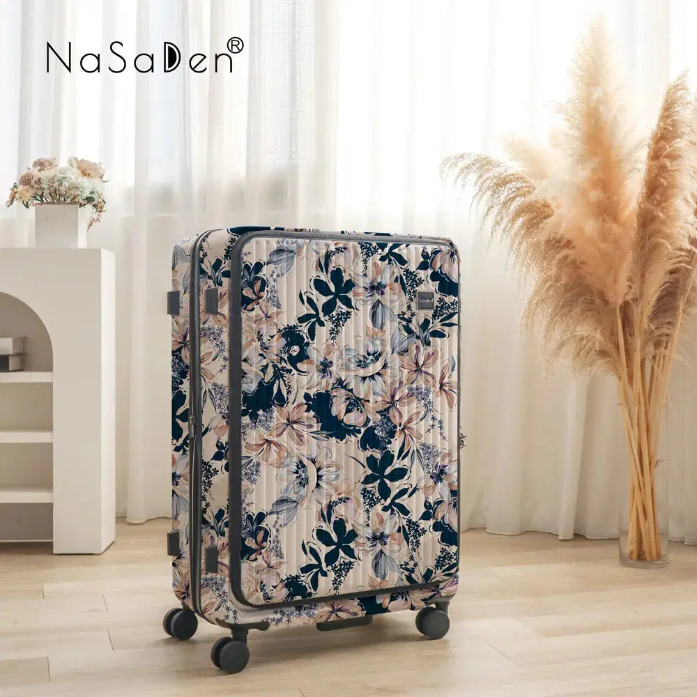 德國NaSaDen萊茵系列前開行李箱-經典花色版 NaSaDen行李箱