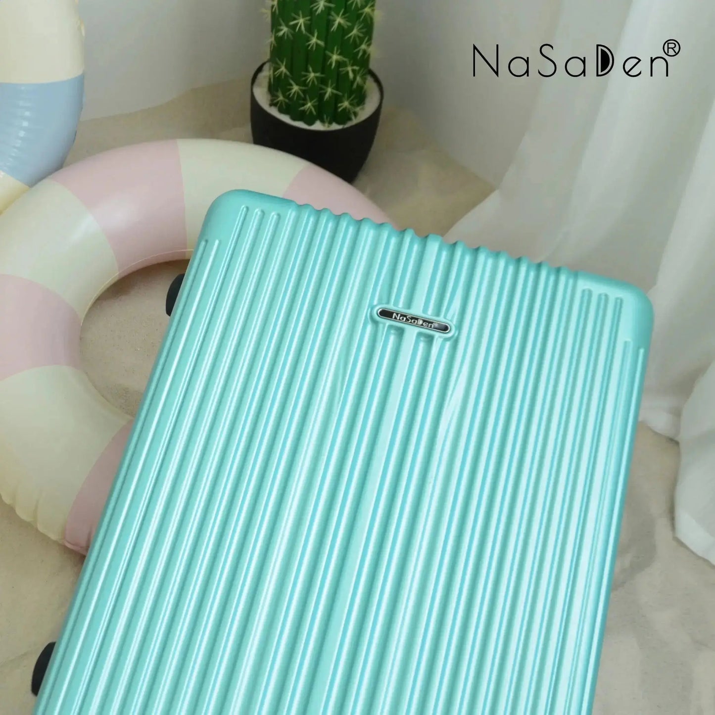 二代版 毓 NaSaDen納莎登新無憂霧面髮絲紋拉鍊行李箱【布萊梅綠】29吋 NaSaDen行李箱