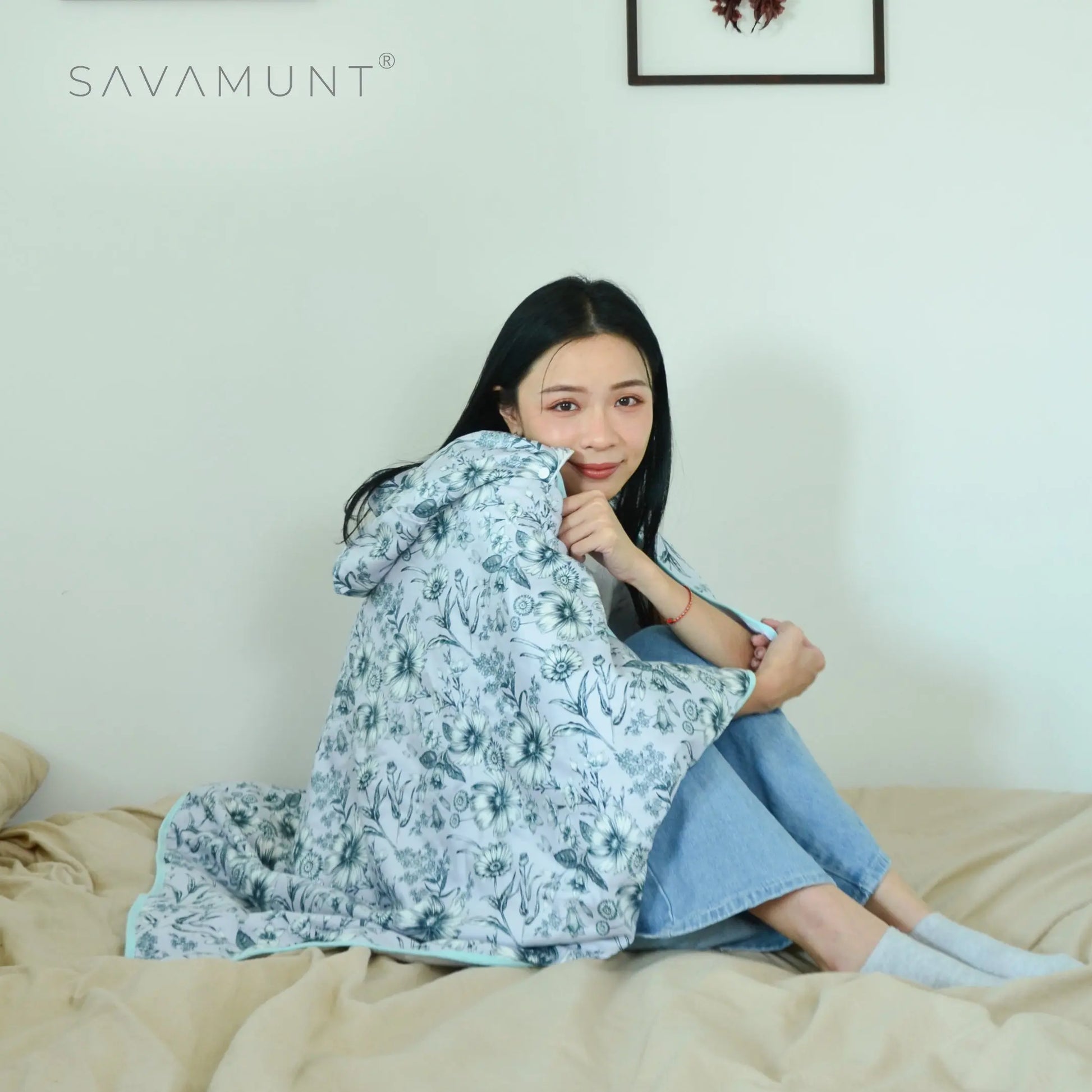 SAVAMUNT賽芙嫚蘭精天絲親膚長毛絨暖暖毯(備貨需要7個工作天) Savamunt賽芙嫚