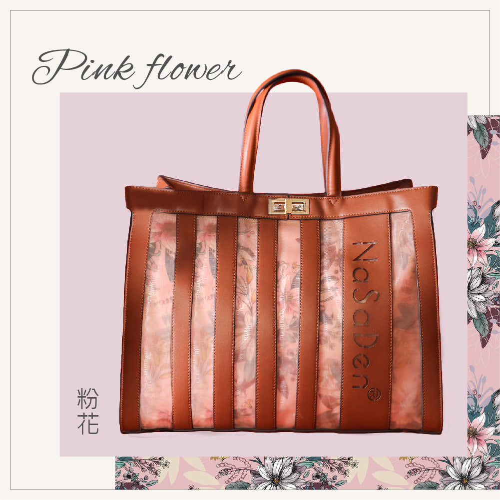 NaSaDen actress Freya's fantasy flower love hollow bag with the same name women's bag/handbag/tote bag/business handbag/tote bag/leather bag (pre-order will arrive at the end of August) 