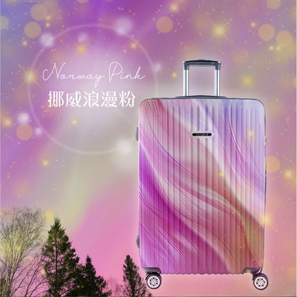 Second generation version Yu NaSaDen NaSa Denxin Wuyou [Charlene Secret Garden co-branded model] unique printed zipper suitcase 22/26/29 inches 