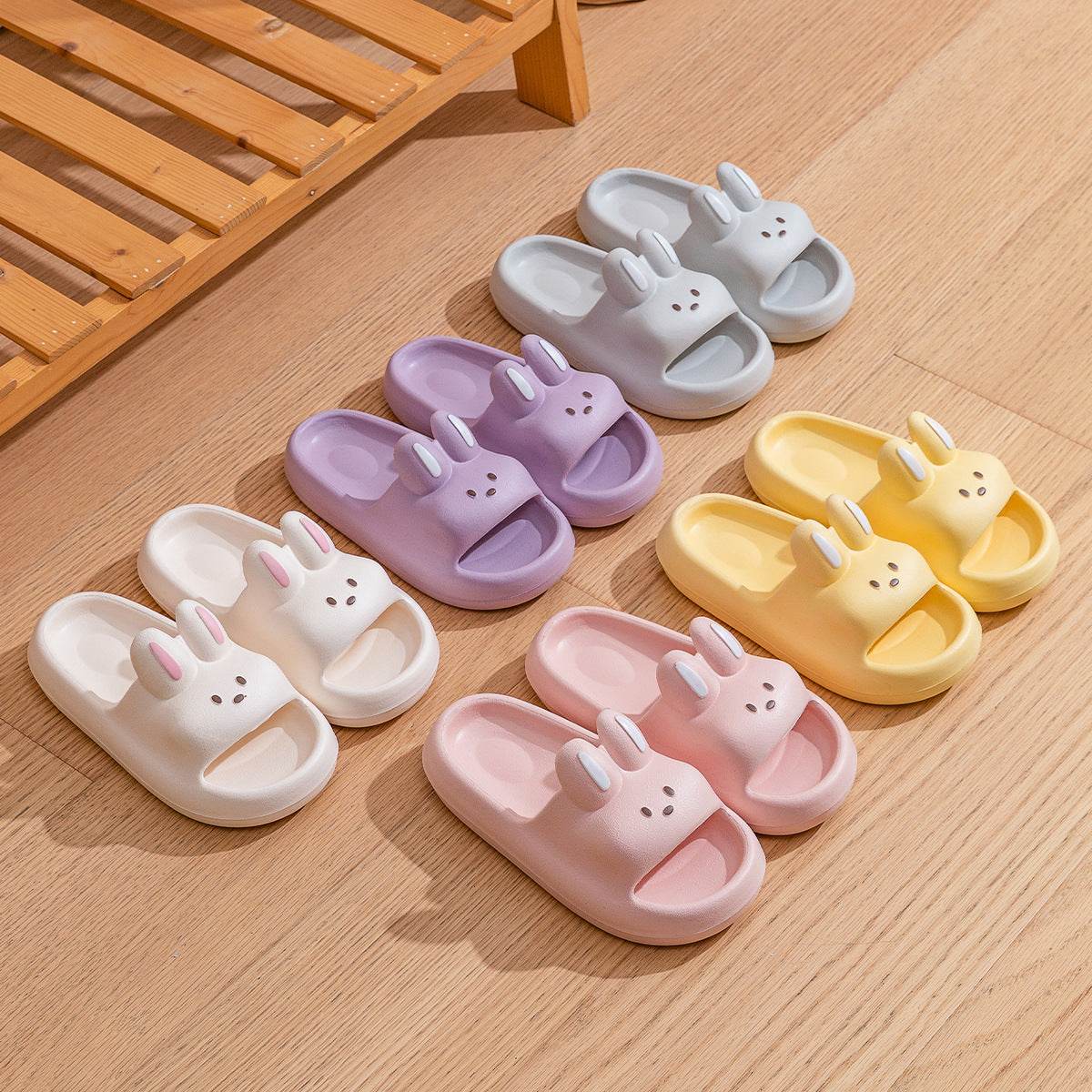 Cute Rabbit Indoor Non-slip Bathroom Slippers