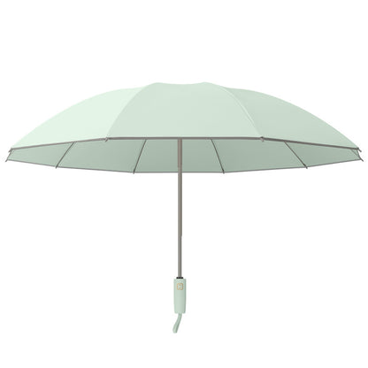 360度安全反光條十骨反向全自動摺疊傘｜雨天不濕身 晴雨兩用加大傘面