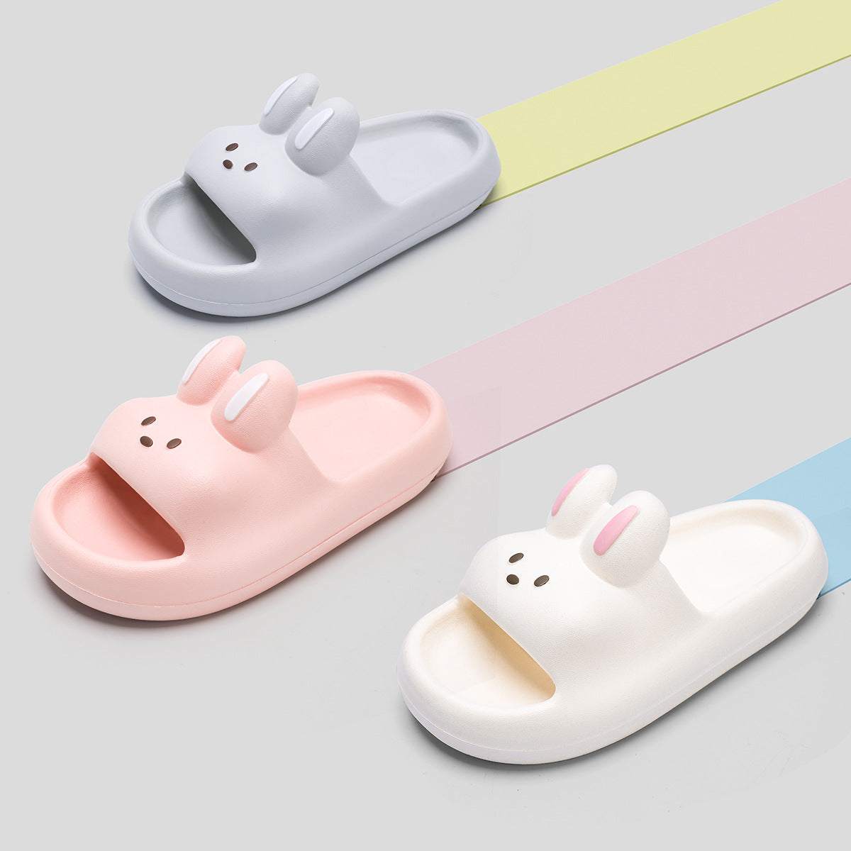 Cute Rabbit Indoor Non-slip Bathroom Slippers