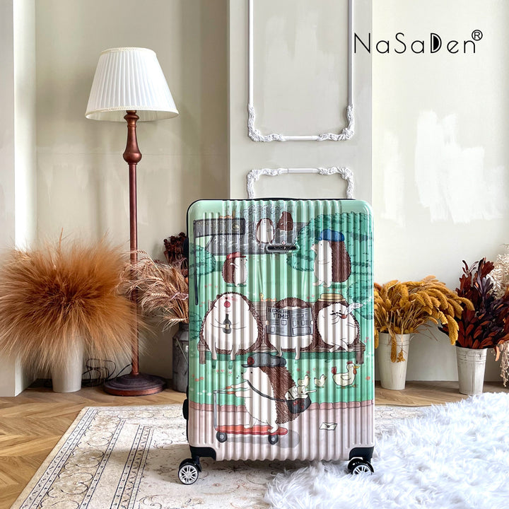 VIP member price [second generation version Yu] NaSaDen NaSaDen new worry-free limited edition joint model/classic zipper suitcase 22 inches/26 inches/29 inches