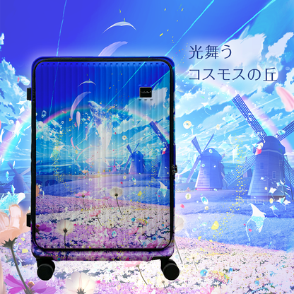 NaSaDen Germany Luggage - Front Opening Zipper Luggage 29-inch [Makoron: A Sea Story in the Sky] First Wave Collaboration Print (Early Bird Pre-order)