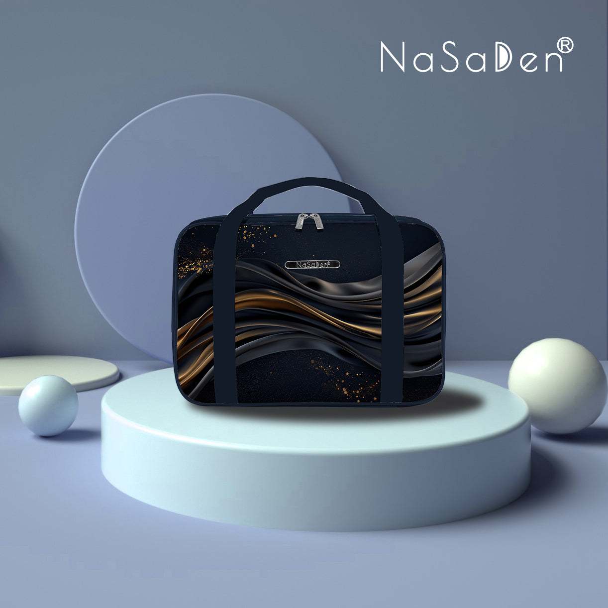 German brand NaSaDen [Limited Edition Co-branded Chevron Bag] One bag with three uses/portable/shoulder/multi-function storage bag/trolley bag