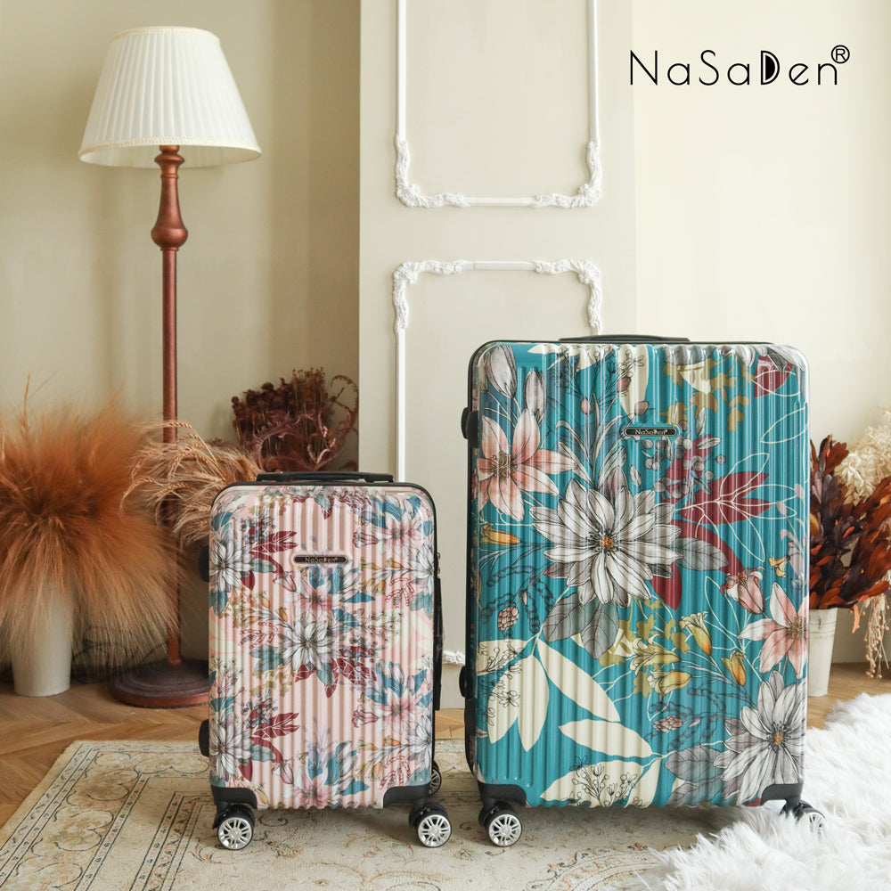 Second generation version Yu NaSaDen NaSa Denxin Wuyou [Charlene Secret Garden co-branded model] unique printed zipper suitcase 22/26/29 inches 