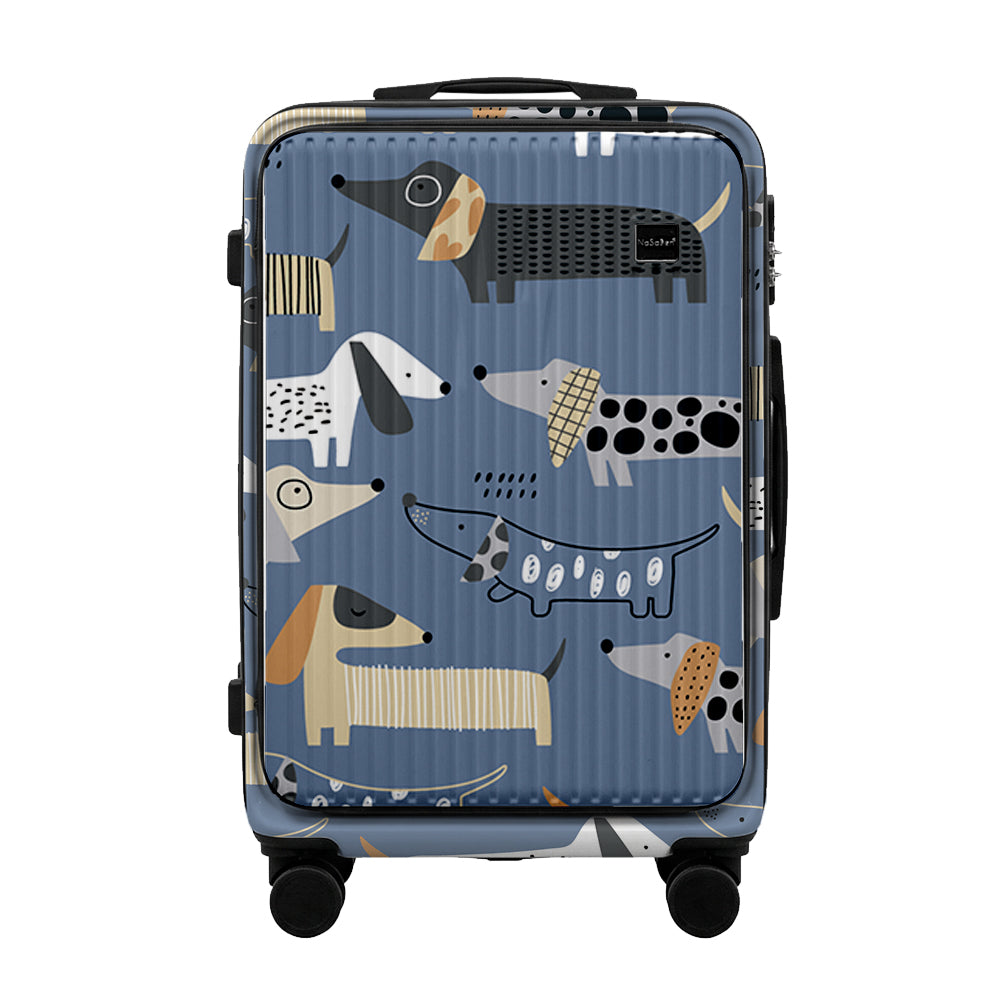 Early bird 40% off German NaSaDen second generation Hohenzollern [Woof Series] 29-inch pickup box (sports box/chubby box)-extra large capacity suitcase-expandable trolley case 