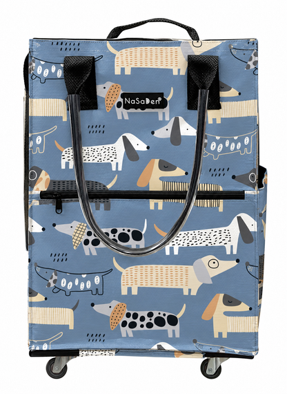 NaSaDen Hercules Large Capacity Trolley Foldable Shopping Bag Limited Collaboration Edition - Animal Print