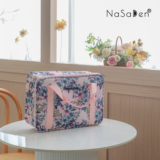 German brand NaSaDen [Limited Edition Co-branded Chevron Bag] One bag with three uses/portable/shoulder/multi-function storage bag/trolley bag