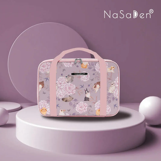 【限時8折】德國品牌NaSaDen納莎登 【限量版聯名款雪佛包】煙紫兔 一包三用/手提/肩背/多功能收納包/拉桿包 NaSaDen行李箱