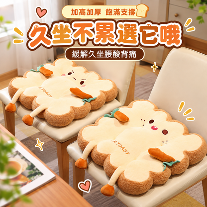 吐司毛絨加厚防滑坐墊