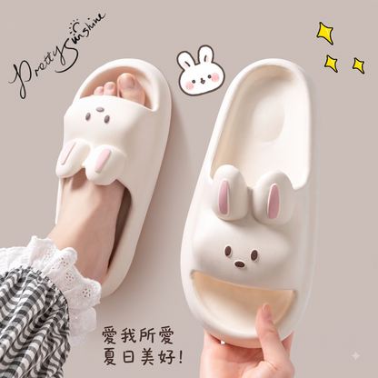 Cute Rabbit Indoor Non-slip Bathroom Slippers