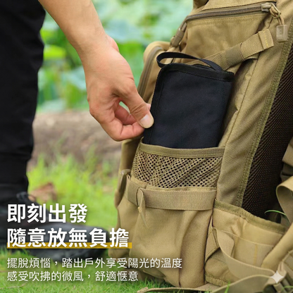 【LHS】超輕量口袋椅 戶外摺疊超輕鋁合金便攜椅凳｜加寬舒適椅面、高承重設計，野餐露營隨身帶