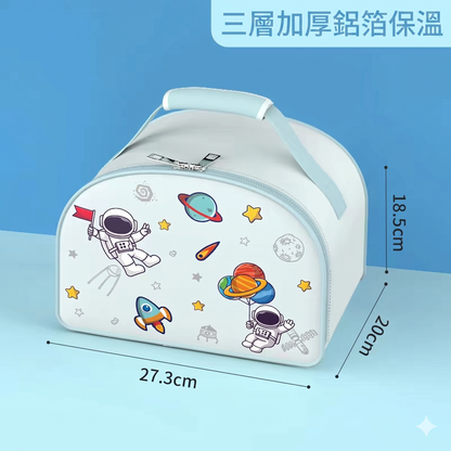 316不鏽鋼360°密封防漏可微波分隔便當餐盒