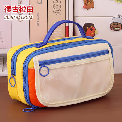 大容量防潑水中小學生筆袋