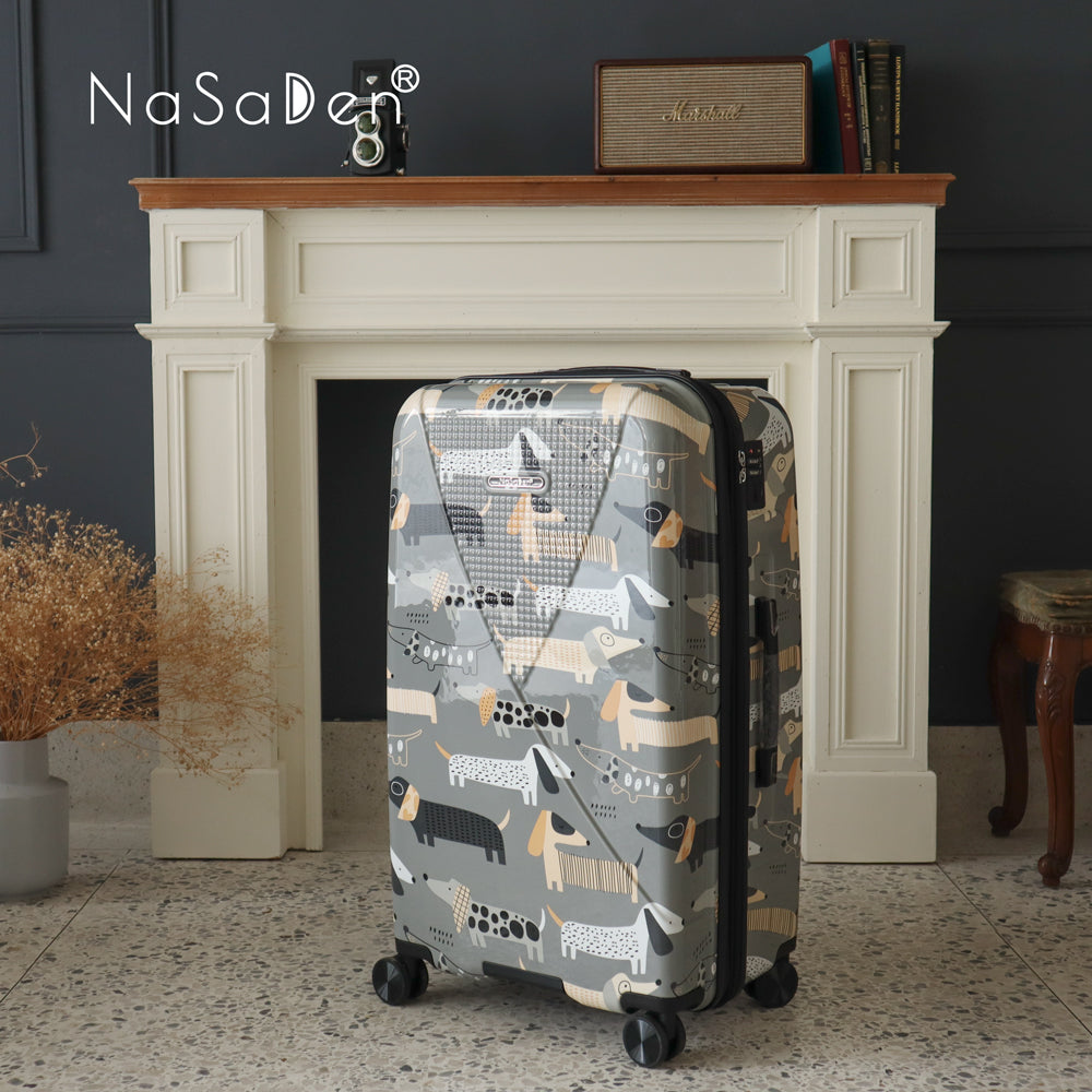 Early bird 40% off German NaSaDen second generation Hohenzollern [Woof Series] 29-inch pickup box (sports box/chubby box)-extra large capacity suitcase-expandable trolley case 