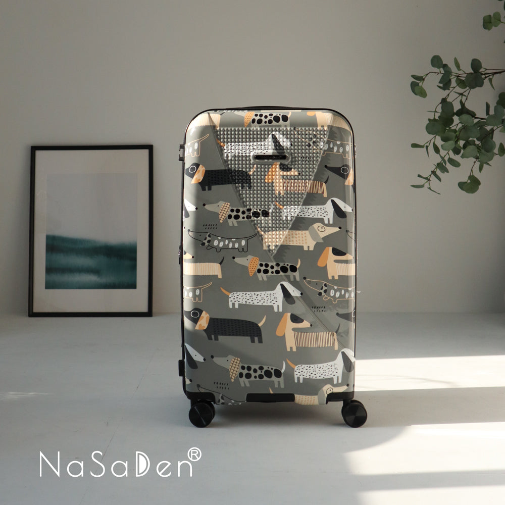 Early bird 40% off German NaSaDen second generation Hohenzollern [Woof Series] 29-inch pickup box (sports box/chubby box)-extra large capacity suitcase-expandable trolley case 