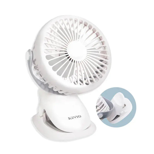 【KINYO】 復古靜音充電風扇 采寓生活館