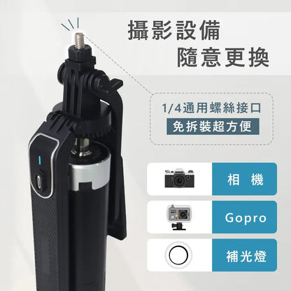 【KINYO】藍牙補光四角自拍穩定器 KINYO