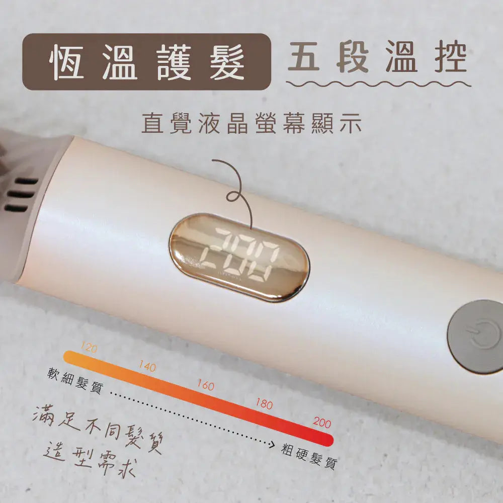 【KINYO】超植系瞬熱玩美造型直髮梳 KINYO