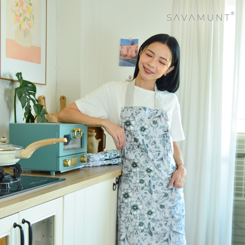 SAVAMUNT Tencel apron 