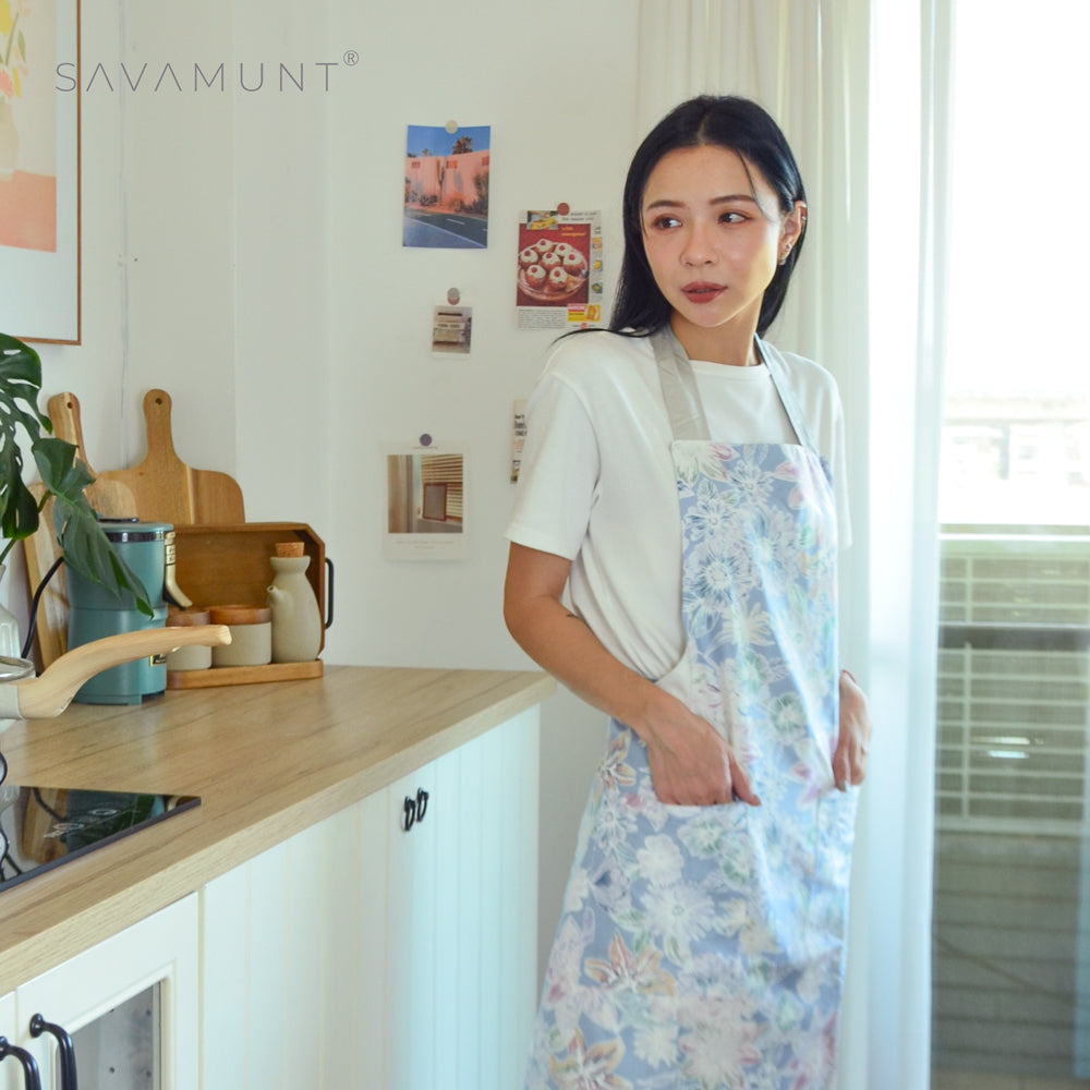 SAVAMUNT Tencel apron 