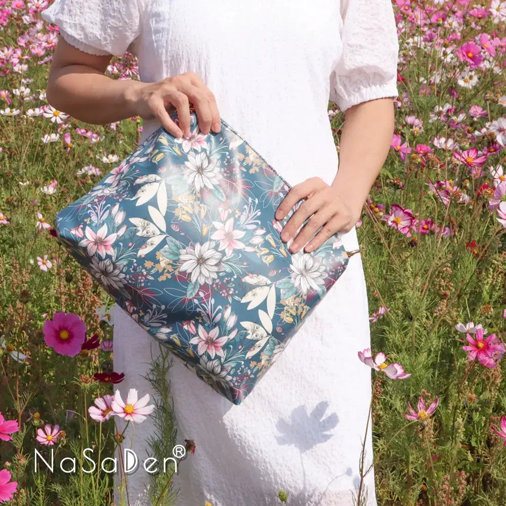 NaSaDen納莎登 爵色女伶 Freya芙蕾雅 幻花之戀鏤空包 同名款女用包/手提包/托特包/商務手提包/tote包/皮革包 NaSaDen行李箱