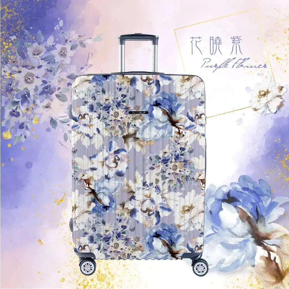 二代版 毓 NaSaDen納莎登新無憂【花曉聯名款】獨特印花拉鍊行李箱22吋/26吋/29吋 NaSaDen行李箱