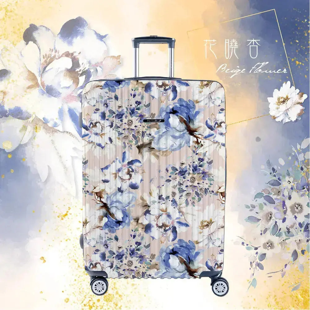 二代版 毓 NaSaDen納莎登新無憂【花曉聯名款】獨特印花拉鍊行李箱22吋/26吋/29吋 NaSaDen行李箱