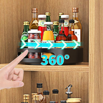 廚房多層旋轉調味品置物架