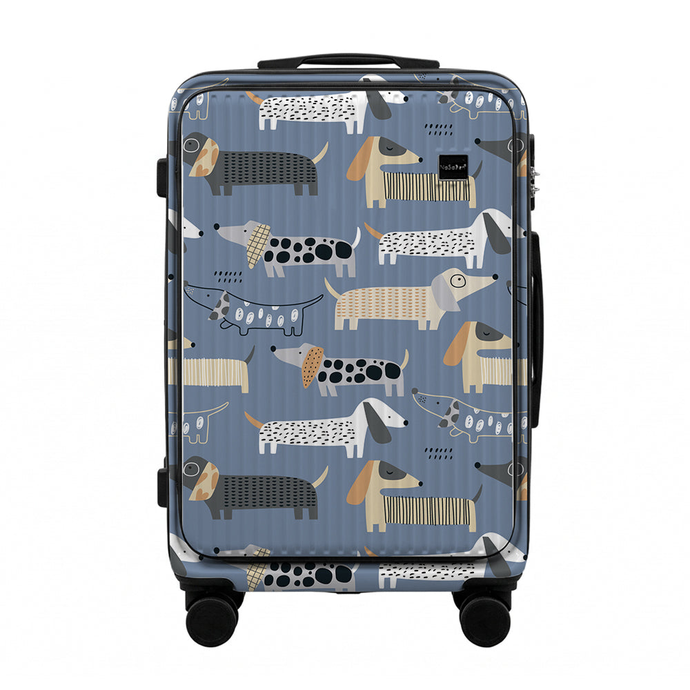 Early bird 40% off German NaSaDen second generation Hohenzollern [Woof Series] 29-inch pickup box (sports box/chubby box)-extra large capacity suitcase-expandable trolley case 