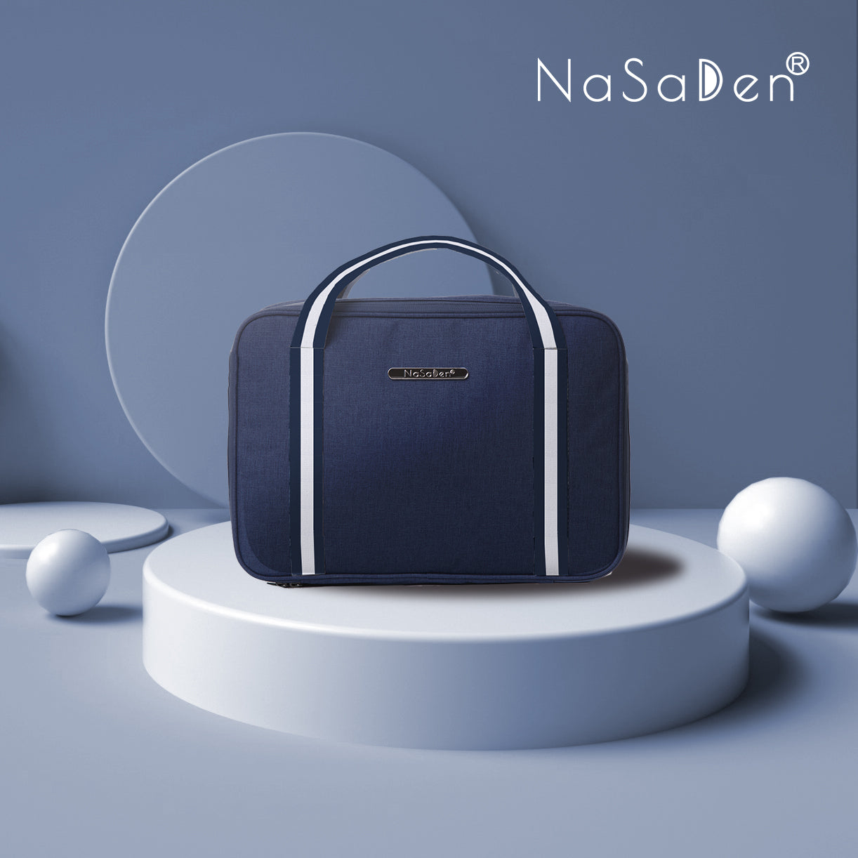 German brand NaSaDen [Limited Edition Co-branded Chevron Bag] One bag with three uses/portable/shoulder/multi-function storage bag/trolley bag