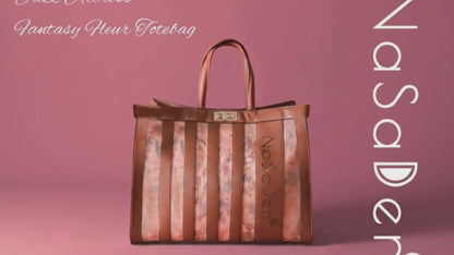 NaSaDen actress Freya's fantasy flower love hollow bag with the same name women's bag/handbag/tote bag/business handbag/tote bag/leather bag (pre-order will arrive at the end of August) 