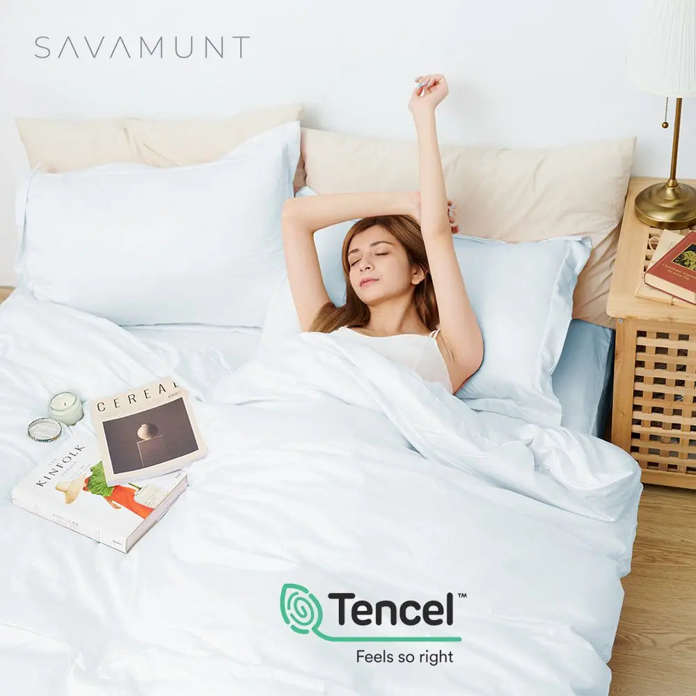 微瑕福利品【Savamunt賽芙嫚】 美國品牌寢具 奧地利蘭精天絲™【床包】 限量發售 - 采寓生活館采寓生活館-德國NaSaDen台灣總代理
